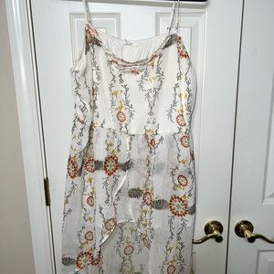 NWT, summer tank, high low, great neutral colors